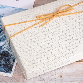 Geviro Christmas Glitter Tulle Netting Fabric Spool Sparkling Ribbon Roll Xmas Organza Ribbon Roll Glitter Sheer Fabric Spool (Silver)