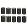 Spacer Sleeves for M6 Screws, Length 20 mm, Plastic, Black, Set of 10