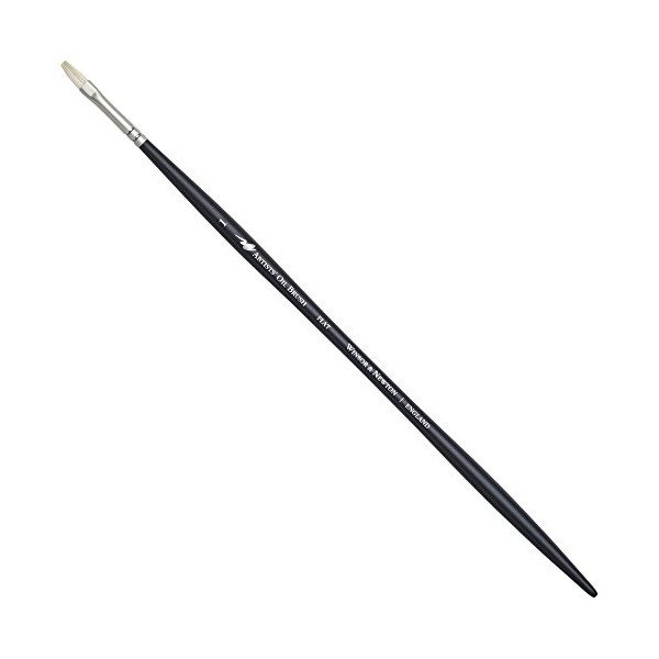 Winsor & Newton Artists' Oil Brush - Flat (Long Handle)
