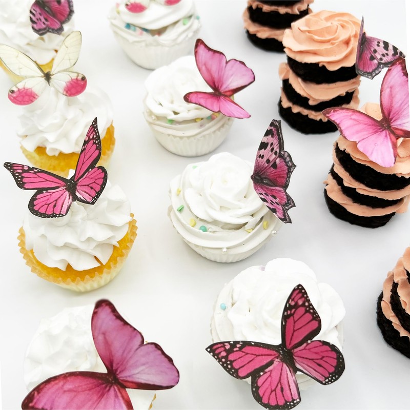 Sugar Robot Inc. Edible Butterflies Large Size Premium Crafted Made