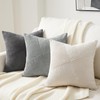 Topfinel Set of 2 Cushion Covers, 55 x 55 cm,
