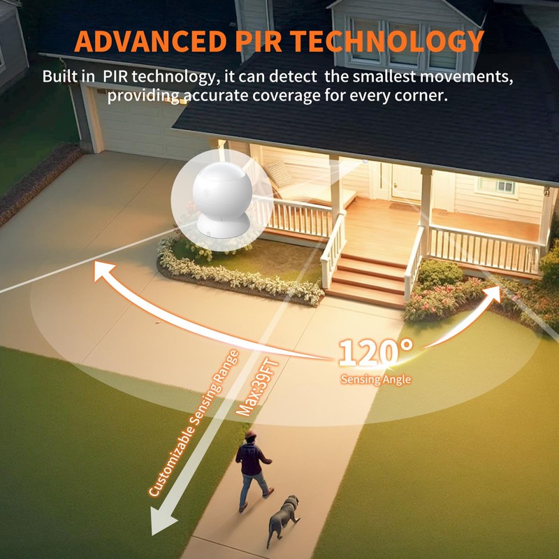 Wothfav Motion Sensor Light Switch with Built-in Timer Settings, PIR