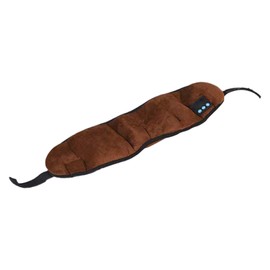 Bluetooth Eye Mask Light Blocking Comfortable Portable Ergonomic Design Bluetooth 5.0 Wireless Musical Eye Mask Brown