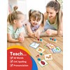 Coogam Wooden Short Vowel Spelling Games, Learn to Spell CVC