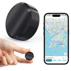 2025 New Mini GPS Tracker for Vehicles, Portable Car GPS Tracker Waterproof Magnetic GPS Device Global CoverageReal-Time Tracking for Cars Assets Pets Children and Seniors No Subscription