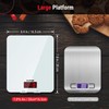 ACCUWEIGHT 201 Digital Kitchen Scales Food Scale with Tempered Glass