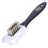 Bürstl Suede Shoe Brush Set with Crepe Brush and Brass