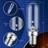 BROTOU BROTOU Dimmable T25 40W Cooker Hood Bulb 4 Pack,