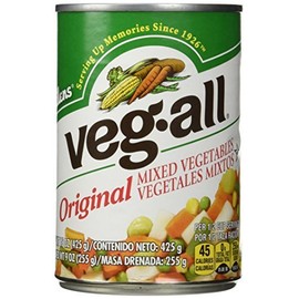 VEG ALL MIXED VEGETABLE, 15 OZ - (Pack of 6) by Veg-All