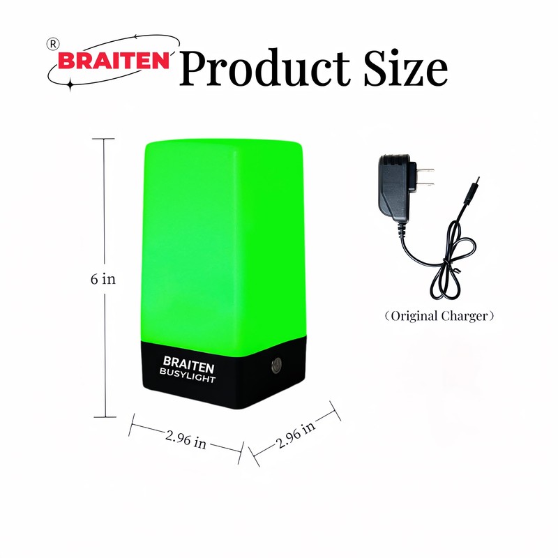 BRAITEN Busy Light for Office,Do Not Disturb Light,Workspace Productivity (A)