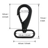 BIKICOCO - Broche de perno giratorio, clips de gancho de