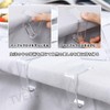 TVETE Tablecloths Clips, Transparent Tablecloth Stops for Fixing [12 Pieces]