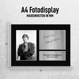 HWC Trading Patrick Troughton Dr Who Second Doctor Gifts Signed Autograph TV Show Fans - A4