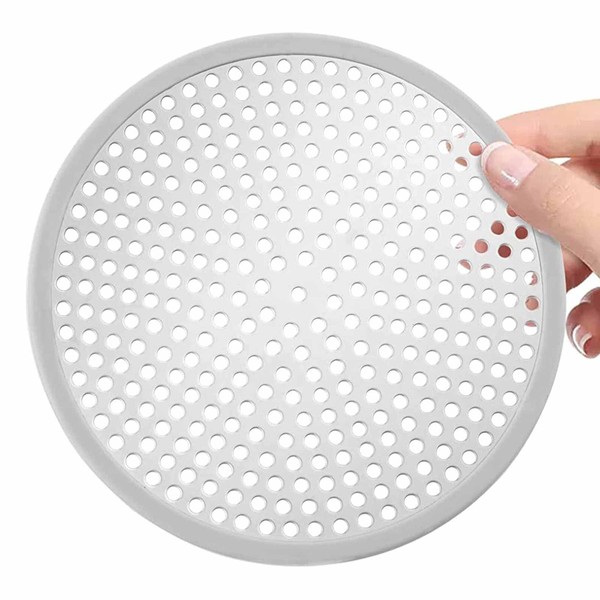 Good Grips Shower Stall Drain Protector, silver, 12 x 12