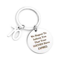 70th Birthday Gifts for Women,70th Birthday Gifts for Men,70th Birthday Gifts for Him,Mens 70th Birthday Gifts,70th Birthday Gifts for Mum Dad,70th Birthday Gifts Ideas Gift Keyring Joke Gift Presents