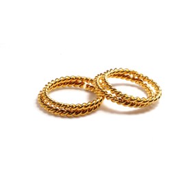 Deccani Handicrafts Daily use Women's Metal Alloy(Panchaloha) Single Round in a Twisted Pattern Toe Ring