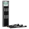 DIXON Industrial Carpenter Pencils, Medium, Black and Silver, 6-Pack, (14206)
