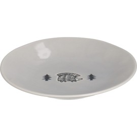 Yamakasyoten LL92-257 Lisa Larson Plate, Plate, 5.3 inches (13.5 cm), Stroll, Gray, Made in Japan