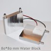 80 x 80 mm Large Water Cooling Block Aluminum Heatsink