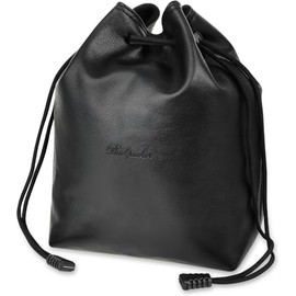 RHINOSENSE Camera Pouch, Camera Storage, Small, Lightweight, Drawstring Type, Thick, Mini Size, Lining, Camera Bag, Lens Case, Camera Storage Case, Black, Black Small, Pouch