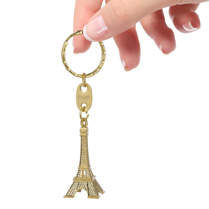 ifundom Eiffel Tower Keychain, 12 Pieces Eiffel Tower Keyring Retro