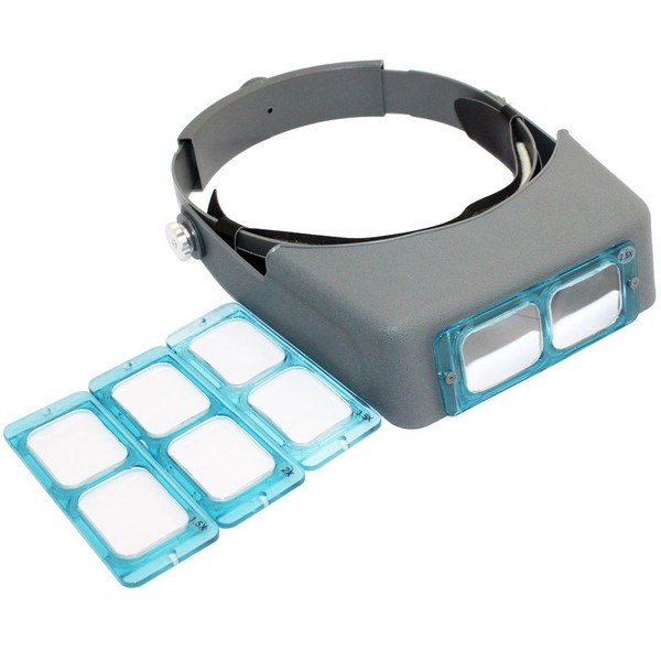 Yasumai Double Lens Head-mounted Headband Reading Magnifier Loupe Head Wearing