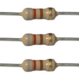 E-Projects 10EP514820R 820 Ohm Resistors, 1/4 W, 5% (Pack of 10)