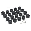 Xtahdge 20pcs 17mm Car Wheel Nut Cover Bolt Cap Removal