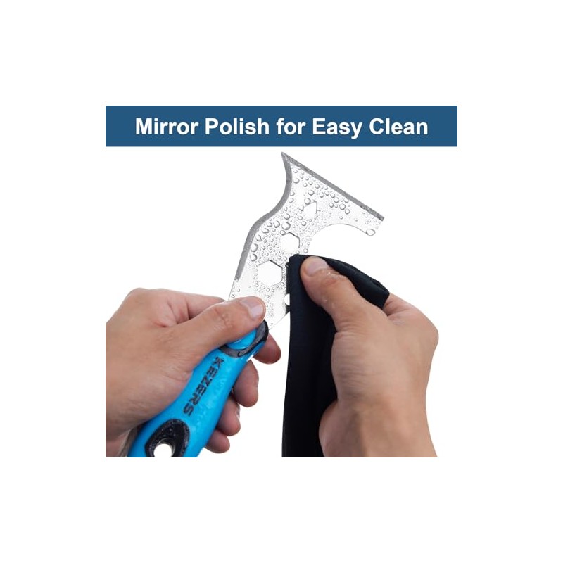 KEZERS 13-In-1 Painter’s Tool, 3" Stainless Steel Putty Knife Scraper,