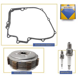 Clutch Kit Assembly Clutch Cover Gasket Compatible with Honda Rebel 250 CMX250 CMX250C 1985-2016 Nighthawk 250 CB250 1991-2008