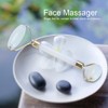 1Pc Artificial Jade Doublehead Beauty Roller AntiAging Face Eye Neck