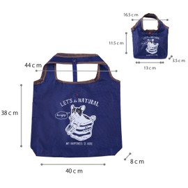 Mario M-12406 Eco i-na Eco Bag, French Bull Navy