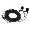 Lavalier Microphone Deep Noise Reduction Clip On Lapel Mic for