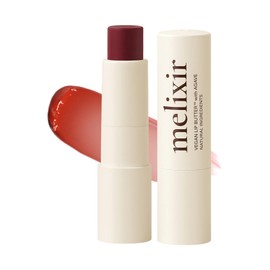 Melixir Vegan Lip Butter #06 Lust Red (Tinted) (+11 more colors), Bee Free, Petrolatum Free, Deep Nourishing Plant-Based Vegan Lip Balm for Dry, Cracked and Chapped Lips
