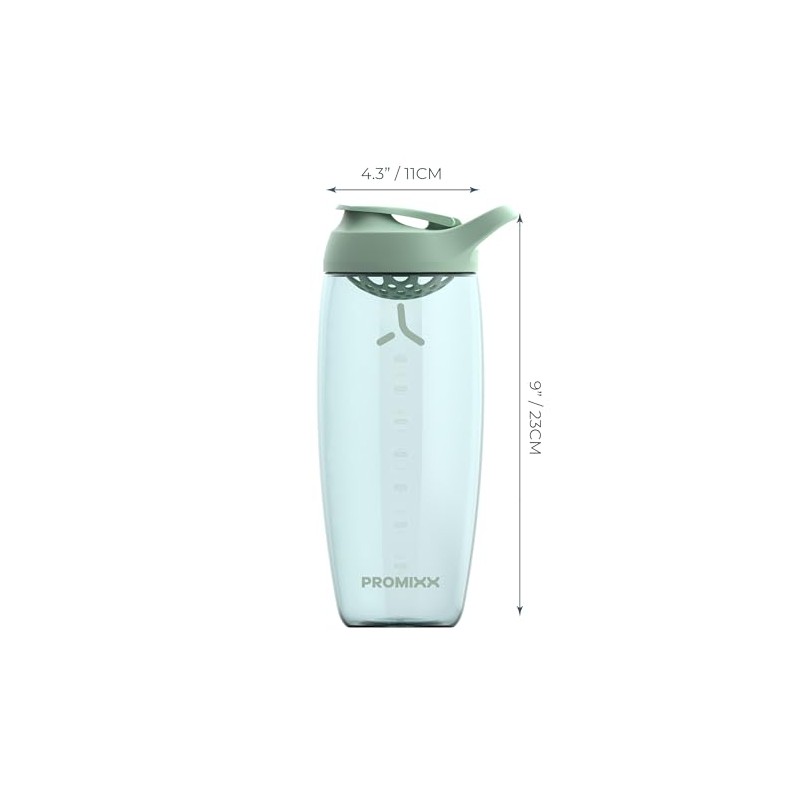 Promixx PURSUIT - Botella batidora de proteínas, botellas deportivas de