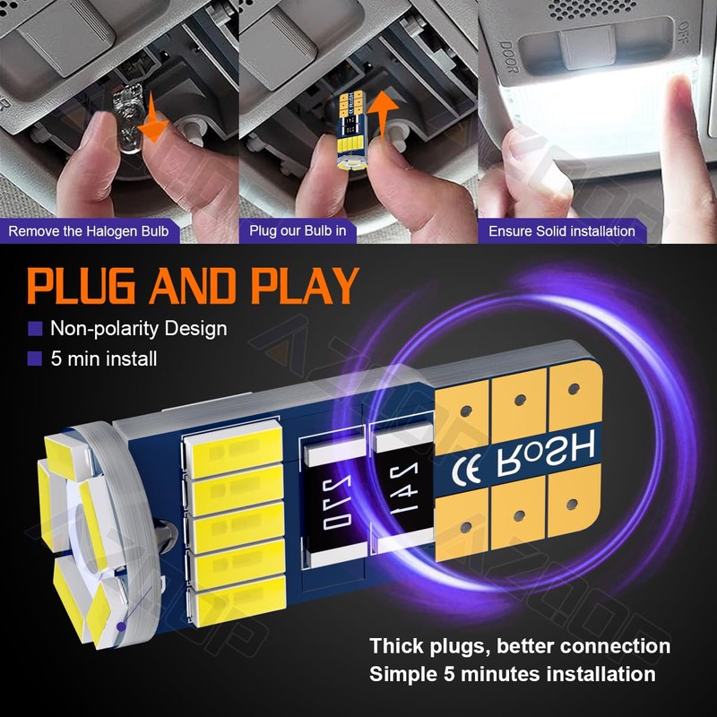 921 912 LED Reverse Bulbs For Dodge Ram 1500 2500