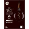 GE Vintage Style LED Light Bulb, 40 Watt, Clear Finish,
