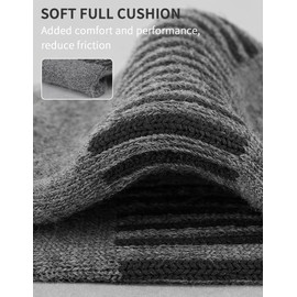 Airacker No Show Socks Womens Athletic Cushioned Low Cut Sports Running Ankle Socks for Women 6 Pairs