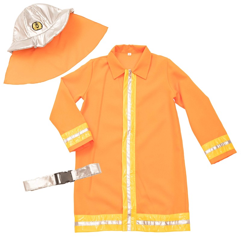 Children’s Career Costume, Firefighter Costume, Unisex, Boys Size 6 (120
