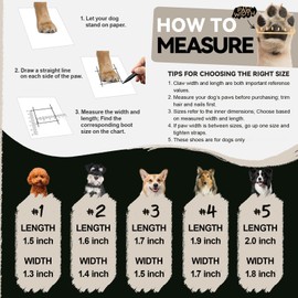 Furmate Dog Shoes for Small Dogs, Breathable Puppy Dog Boots & Paw Protectors for Summer Hot Pavement Winter Snow, Dog Booties with Reflective Strips, Anti-Slip Sole for Hardwood Floors (Beige-Size3)