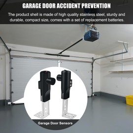 GSTB-R STB-BL Garage Door Safety Beams Kit, Garage Door Sensor, for Genie Garage Door Sensor Replacement, Garage Sensor for Genie Garage Door Openers Manufactured After 1993. with Installation Book.