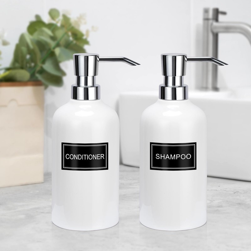Waterproof Labels for Bottles Bathroom Kitchen 24 PCS Minimalist Organization