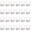 Meconard 24 Pack 4 Inch 5CCT Ultra-Thin LED Recessed Ceiling