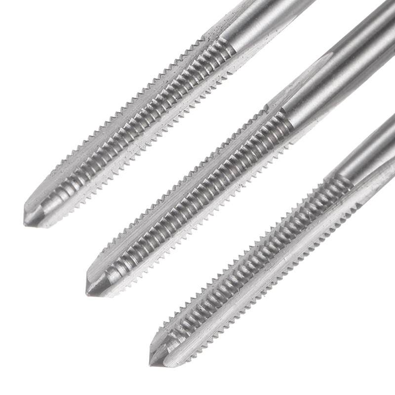 sourcing map 3pcs Metric Hand Tap Set, M3 x 0.5