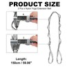 PATIKIL 22KN Adjustable Daisy Chain Yoga Extended Belt 1.5M 2PCS