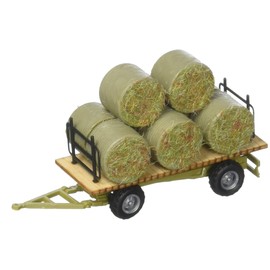 Busch 44930 Haywagon w/Round Baled Ld HO Scale Vehicle