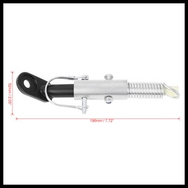 Hihaha 2pcs Bike Trailer Hitch Connector Trailer Hitch Adapter Metal Durable Material