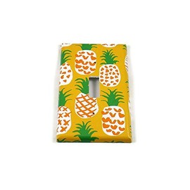 Single Light Switch Plate in Pineapple (110S)