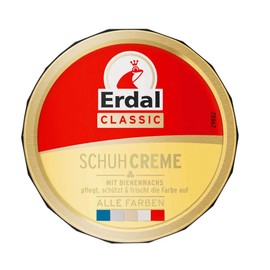 Erdal Shoe Cream with Beeswax Nourishes and Nourishes Leather, Colourless, Pack of 1 (1 x 75 ml)