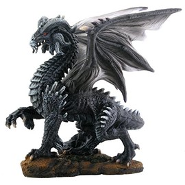 Dark Dragon Figurine Display